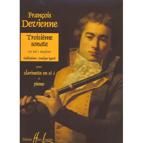 DEVIENNE FRANCOIS - SONATE N°3 - CLARINETTE, PIANO
