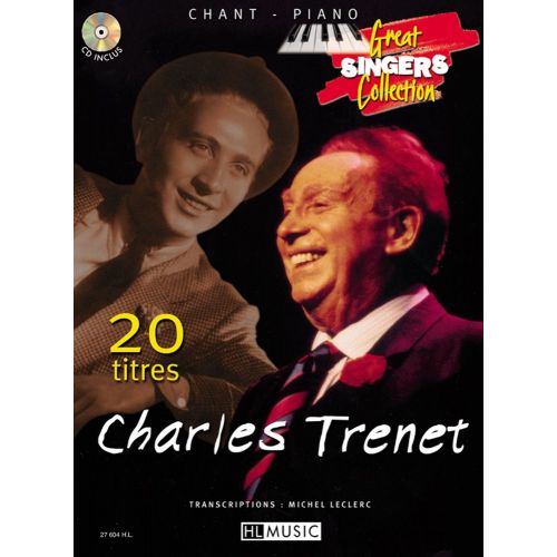 TRENET CHARLES - 20 TITRES + CD - CHANT, PIANO