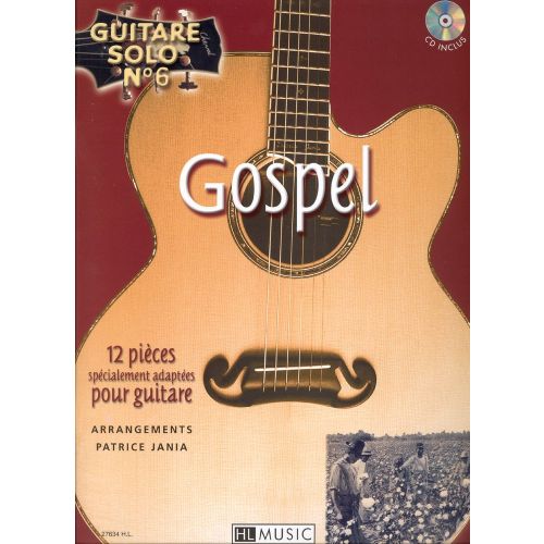 JANIA PATRICE - GUITARE SOLO N°6 : GOSPEL + CD - GUITARE