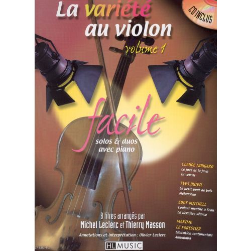 LEMOINE LECLERC M./ MASSON T. - LA VARIETE AU VIOLON VOL.1 + CD - VIOLON