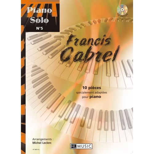 CABREL FRANCIS - PIANO SOLO N°5 + CD
