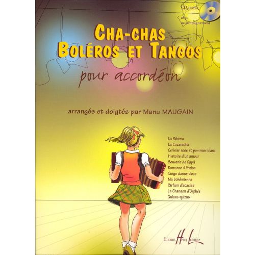 LEMOINE MAUGAIN MANU - CHA-CHAS, TANGOS ET BOLEROS + CD - ACCORDEON