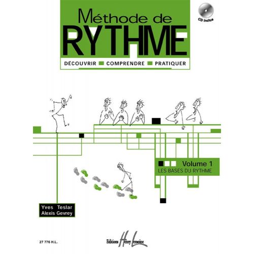 TESLAR Y./ GEVRAY A. - METHODE DE RYTHME VOL.1 + CD