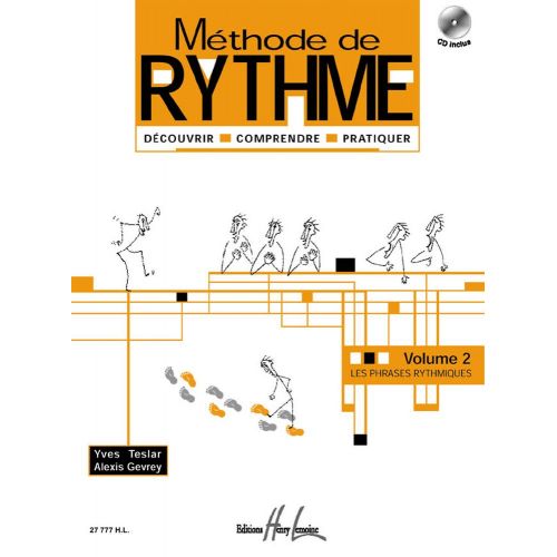 LEMOINE TESLAR Y./ GEVRAY A. - METHODE DE RYTHME VOL.2 + CD