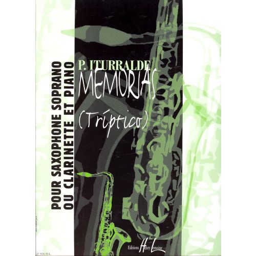 ITURRALDE PEDRO - MÉMORIAS (3) - CLARINETTE, PIANO