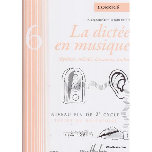  Chepelov P. / Menut B. - La Dicte En Musique Vol.6 - Corrig