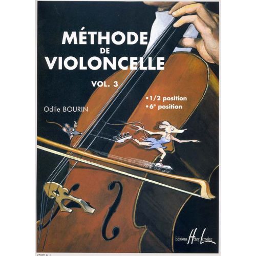 LEMOINE BOURIN ODILE - METHODE DE VIOLONCELLE VOL.3 - VIOLONCELLE