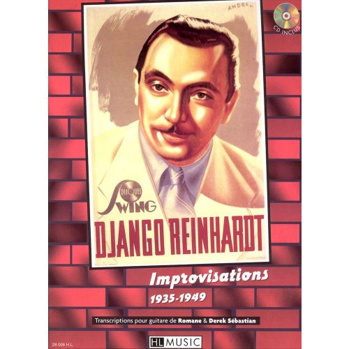 REINHARDT DJANGO - IMPROVISATIONS 1935-1949 + CD - GUITARE