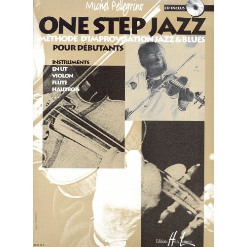  Pellegrino Michel - One Step Jazz + Cd - Violon Ou Flute Ou Hautbois