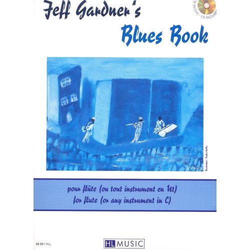 GARDNER JEFF - JEFF GARDNER'S BLUES BOOK + CD - INSTRUMENT EN UT, PIANO