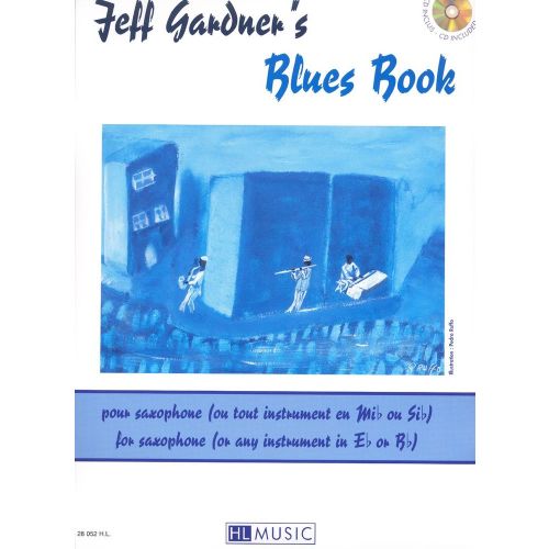 GARDNER - BLUES BOOK INSTR. MIB/SIB - SAXOPHONE ET PIANO