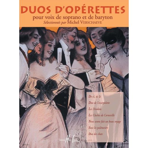  Verschaeve Michel - Duos D'oprettes - Soprano,baryton,piano