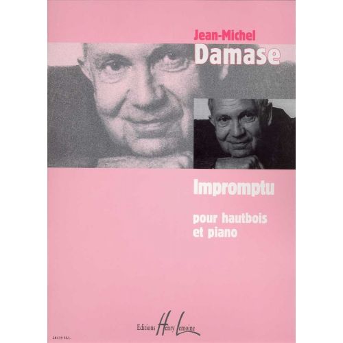 DAMASE JEAN-MICHEL - IMPROMPTU - HAUTBOIS, PIANO