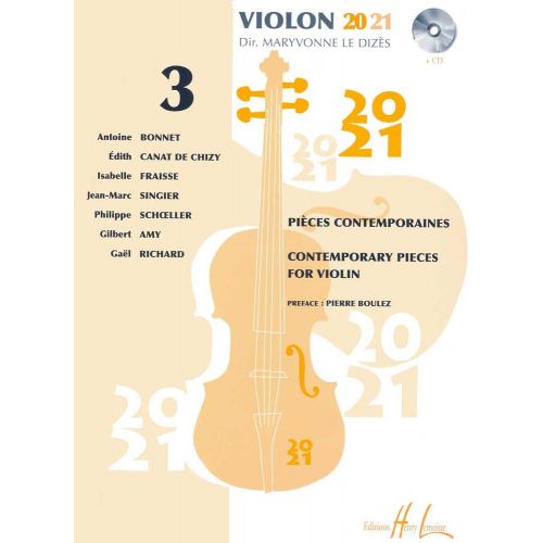 LE DIZES MARYVONNE - VIOLON 20-21 VOL.3 + CD