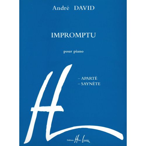 LEMOINE DAVID ANDRÉ - IMPROMPTU - PIANO