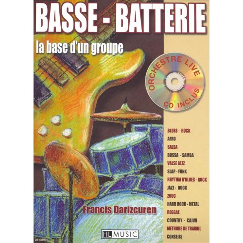 LEMOINE DARIZCUREN FRANCIS - BASSE - BATTERIE + CD