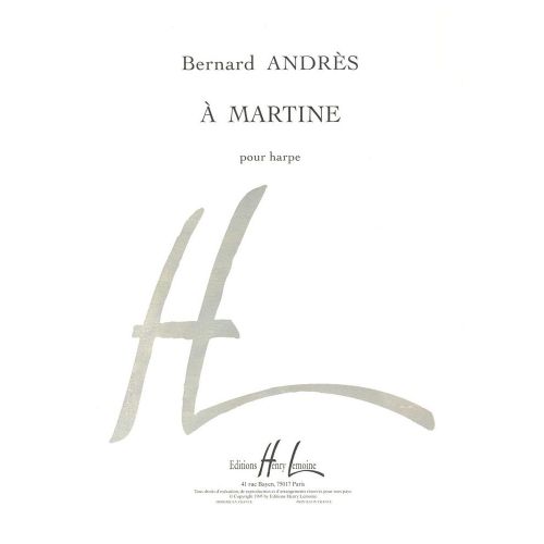 LEMOINE ANDRES BERNARD - A MARTINE - HARPE