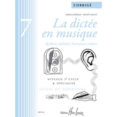 CHEPELOV P., MENU B. - LA DICTEE EN MUSIQUE VOL. 7 - CORRIGE