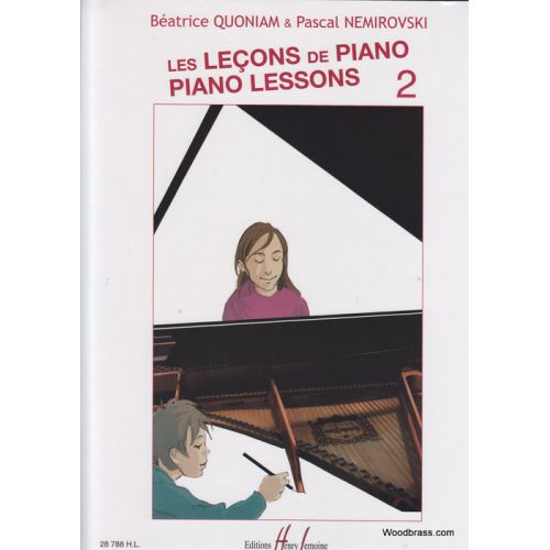 LEMOINE QUONIAM B./NEMIROVSKY P. - LES LECONS DE PIANO VOL. 2