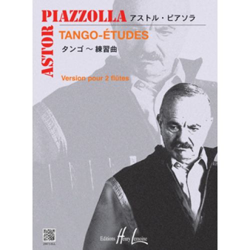 PIAZZOLLA A. - TANGO-ETUDES (6) OU ETUDES TANGUISTIQUES - 2 FLUTES