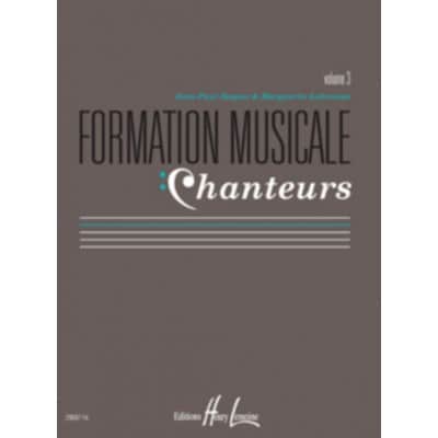 LABROUSSE/DESPAX - FORMATION MUS. CHANTEURS VOL.3