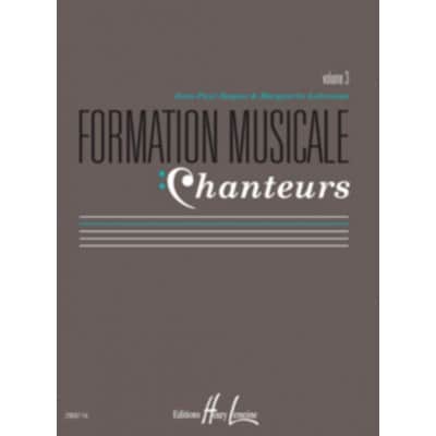 LEMOINE LABROUSSE M./DESPAX J.P. - FORMATION MUSICALE CHANTEURS VOL. 3 