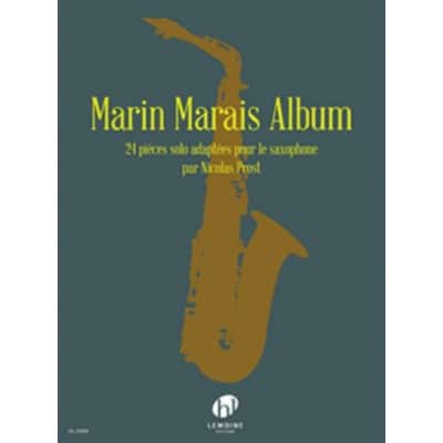 PROST NICOLAS - MARIN MARAIS ALBUM - SAXOPHONE