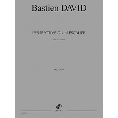 DAVID BASTIEN - PERSPECTIVE D'UN ESCALIER - ACCORDEON