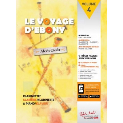 Ciesla A. - Le Voyage d'Ebony - Clarinette (Instru seul)