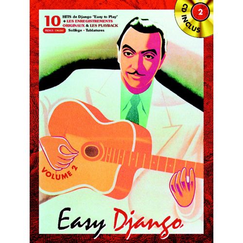 REINHARDT DJANGO - EASY DJANGO VOL.2 + CD - GUITARE TABLATURES