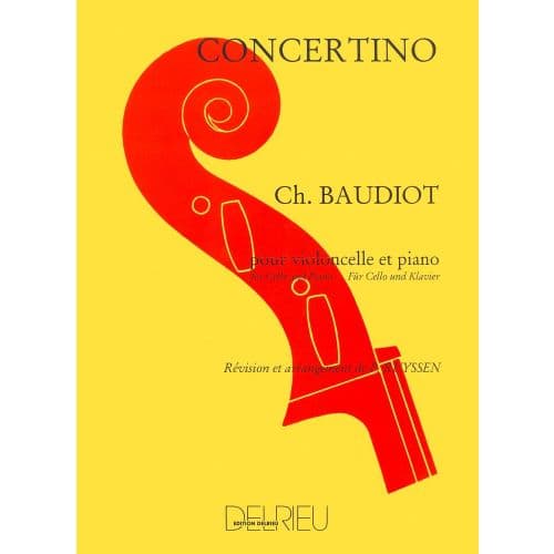 BAUDIOT CHARLES-NICOLAS - CONCERTINO - VIOLONCELLE, PIANO