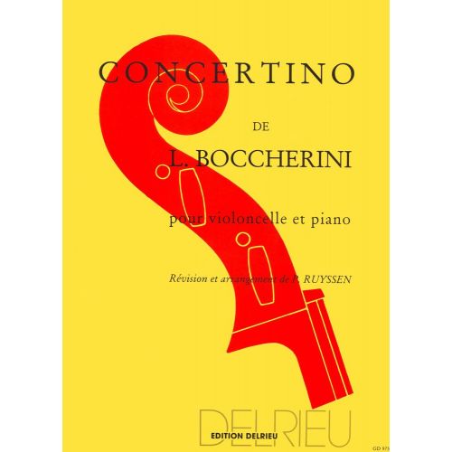 BOCCHERINI LUIGI - CONCERTINO EN SOL MAJ. - VIOLONCELLE, PIANO
