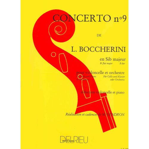  Boccherini L. - Concerto N°9 En Sib Maj. G482 - Violoncelle, Piano