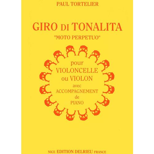 EDITION DELRIEU TORTELIER PAUL - GIRO DI TONALITA - VIOLON