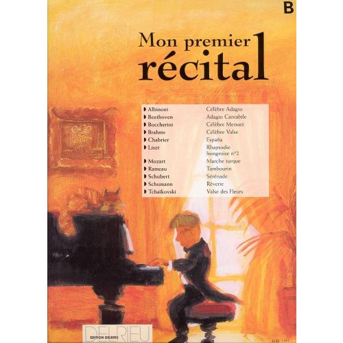 MON PREMIER RECITAL VOL.B - PIANO