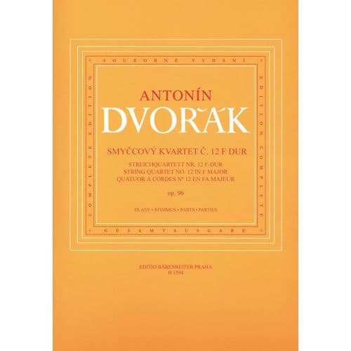 DVORAK A. - STREICHQUARTETT N°12 F-DUR OP.96 - PARTIES 