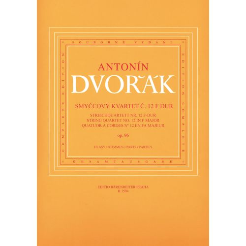 DVORAK A. - STREICHQUARTETT N°12 F-DUR OP.96 - PARTIES 