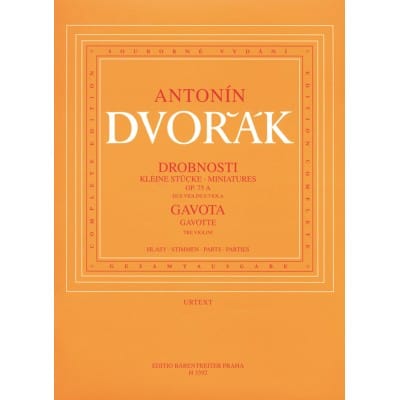 DVORAK ANTON - MINIATURES OP.75A / GAVOTTE B164 - 2 VIOLONS & ALTO