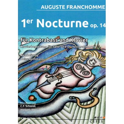 FRANCHOMME A. - 1er NOCTURNE OP.14 - CONTREBASSE & PIANO