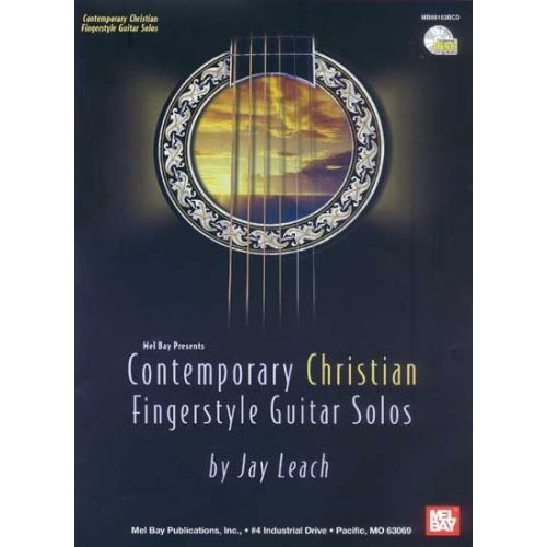 LEACH JAY - CONTEMPORARY CHRISTIAN FINGERSTYLE GUITAR SOLOS + CD - GUITAR