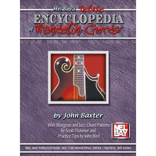 MEL BAY BAXTER JOHN - DELUXE ENCYCLOPEDIA OF MANDOLIN CHORDS - MANDOLIN