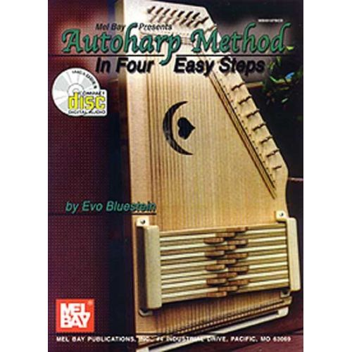 Sheet Music Bluestein Evo Autoharp Method In Four Easy Steps + Cd
