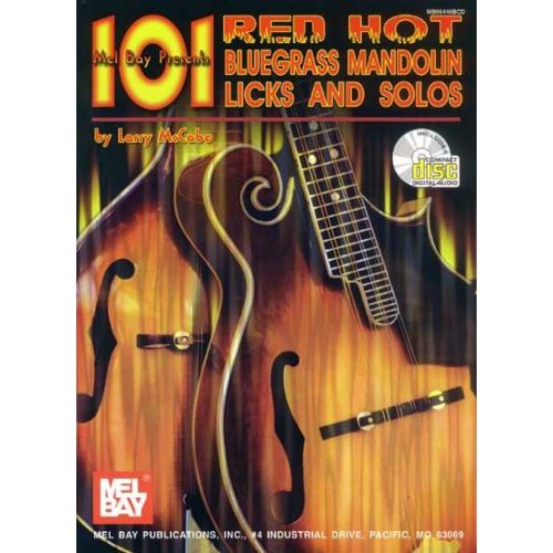  Mccabe Larry - 101 Red Hot Bluegrass Mandolin Licks And Solos + Cd - Mandolin