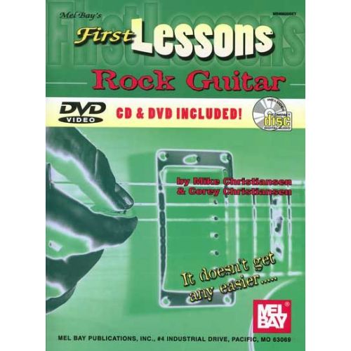  Christiansen Mike - First Lessons Rock Guitar + Cd + Dvd - Guitar
