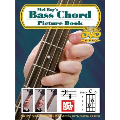BAY WILLIAM - BASS CHORD PICTURE BOOK + DVD - ELECTRIC BASS
