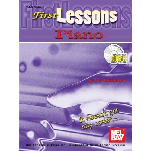MEL BAY DANIELSSON PER - FIRST LESSONS PIANO + CD - PIANO
