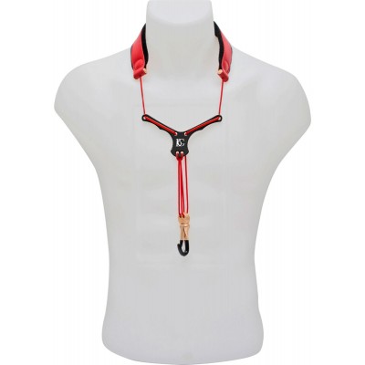 CORDON ZEN ROUGE – MOUSQUETON MÉTAL – SAX SOP/ALTO/ TÉNOR