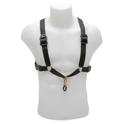 S43MSH - ALTO / TENOR / BARITONE SAXOPHONE MALE XL SIZE HARNESS (METAL SNAP HOOK)