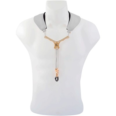 CORDON YOKE ZEN BLANC – MOUSQUETON MÉTAL – SAX ALTO/ TÉNOR