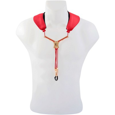 CORDON YOKE ZEN ROUGE – MOUSQUETON MÉTAL – SAX ALTO/ TÉNOR